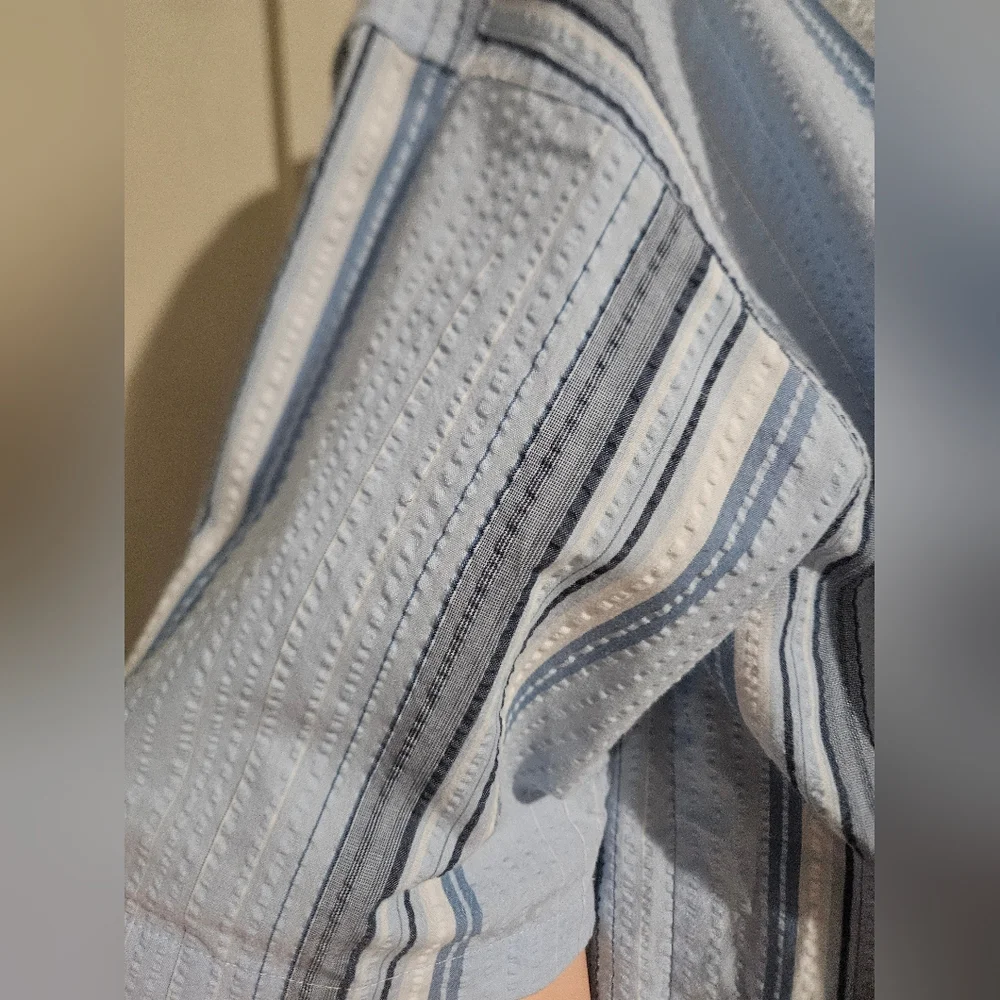 PATAGONIA Men’s Short Sleeve Puckerware Shirt Blue Multi– Size XL - Picture 9 of 15